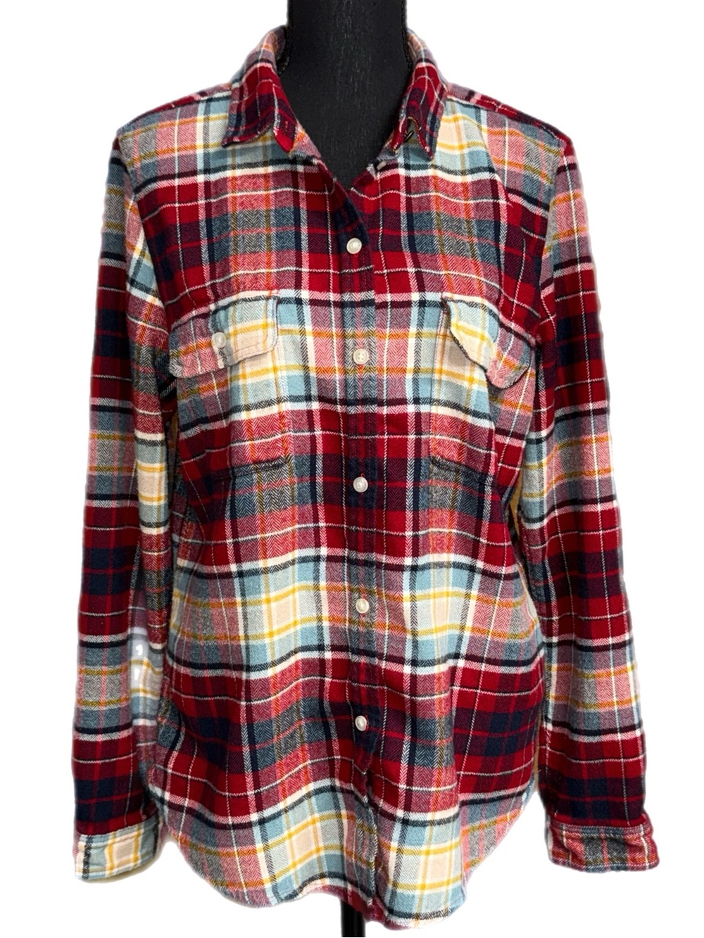 American Eagle - Amazingly Soft Plaid Flannel Shirt - Slim Fit‎ - Size XL - Picture 2 of 9